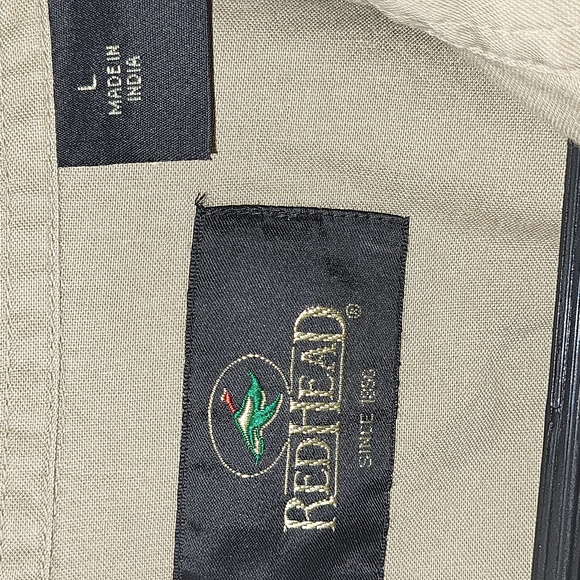 Redhead Tan Short-Sleeve Button-down Shirt (L) - Picture 5 of 12